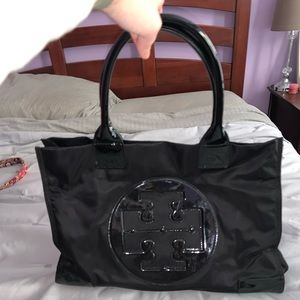 Tory Burch Ella Patent Nylon Tote